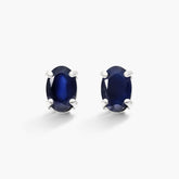 Blue Sapphire Earrings ( Thailand )